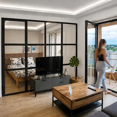 Vacatella - Les Pins Ensoleilles, Contemporain Avec Balcon Et Apercu 아파트 *