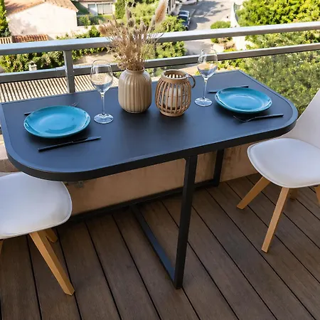 아파트 Vacatella - Les Pins Ensoleilles, Contemporain Avec Balcon Et Apercu *